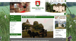 Desktop Screenshot of eng.klatovanovaves.sk